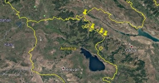 Новые позиции ВС Армении на границе с Азербайджаном — на Google Earth: видео | Aravot Ru